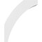 Ekena Millwork 6-in. W x 24-in. D x 30-in. H Thorton Architectural Grade PVC Knee Brace BRCP06X24X30THR - alternate 3